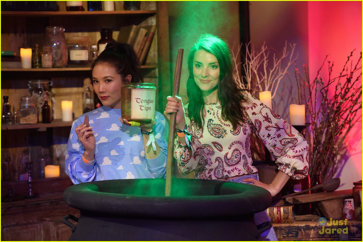 Trevor Jackson & Jordan Buhat Have 'Hocus Pocus' Fun at Freeform's Halloween House