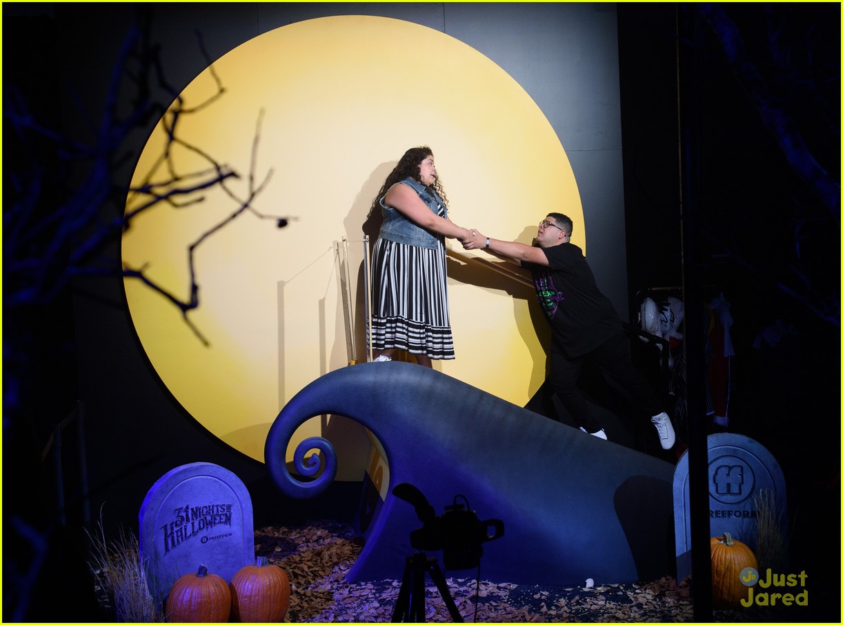 Trevor Jackson & Jordan Buhat Have 'Hocus Pocus' Fun at Freeform's Halloween House