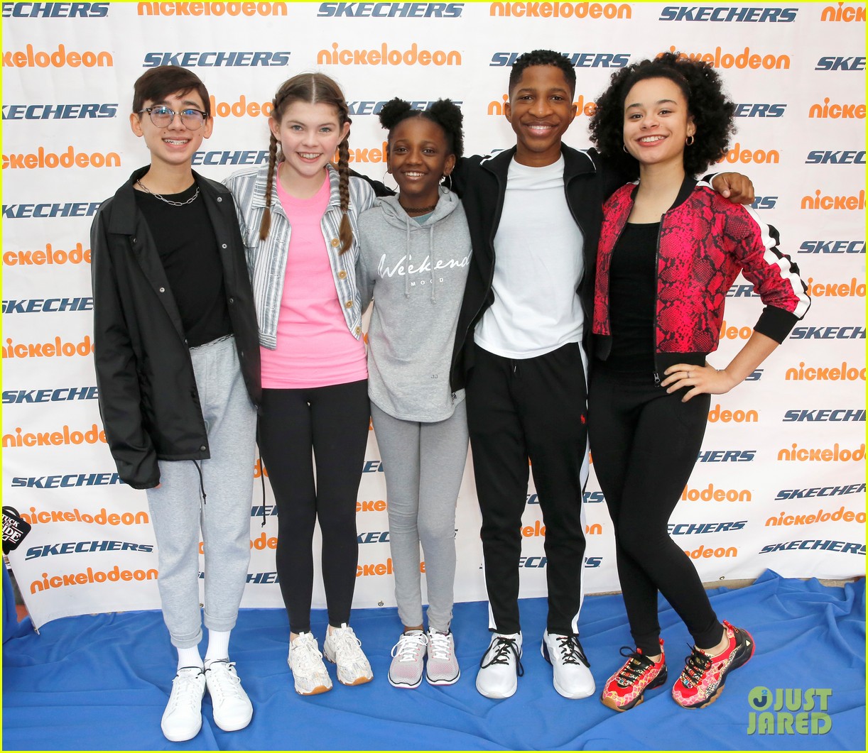 Issac Ryan Brown & Jason Maybaum Join 'All That' Cast at Skechers Pier To Pier Friendship Walk