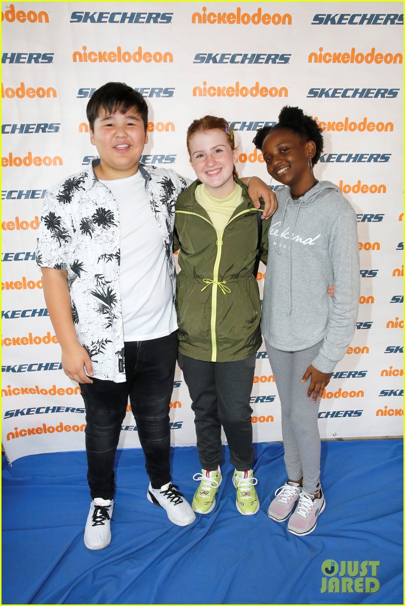 Issac Ryan Brown & Jason Maybaum Join 'All That' Cast at Skechers Pier To Pier Friendship Walk