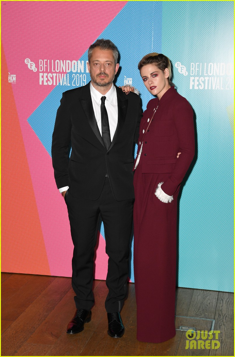 Kristen Stewart Rocks Rich Red Ensemble at 'Seberg' Screening in London