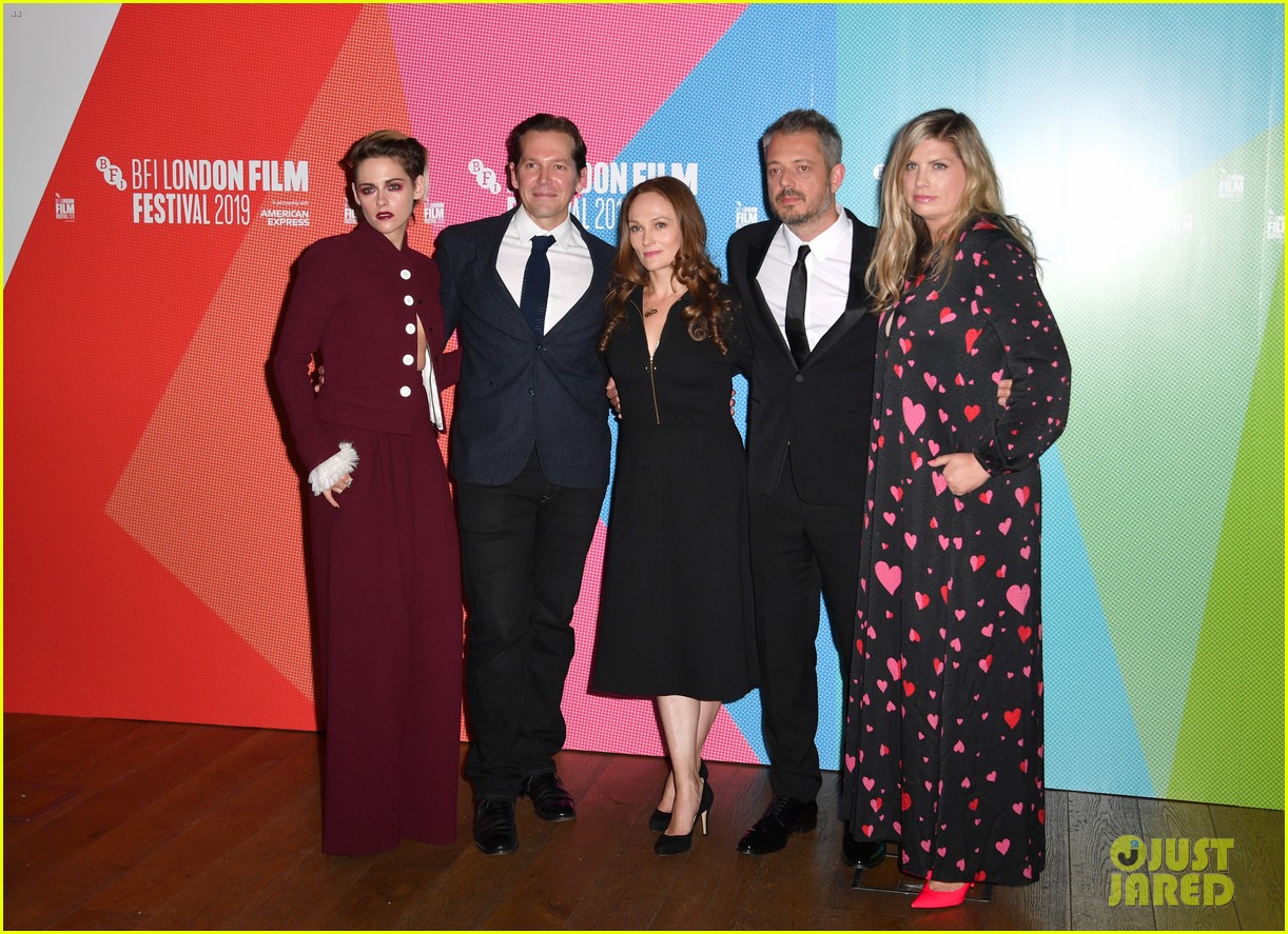 Kristen Stewart Rocks Rich Red Ensemble at 'Seberg' Screening in London