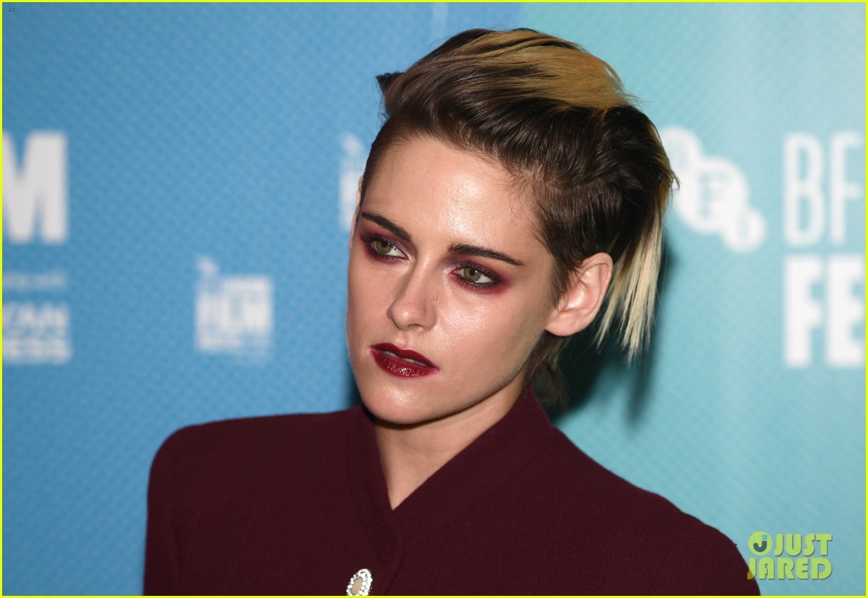 Kristen Stewart Rocks Rich Red Ensemble at 'Seberg' Screening in London