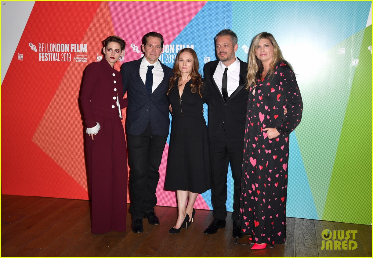 Kristen Stewart Rocks Rich Red Ensemble at 'Seberg' Screening in London