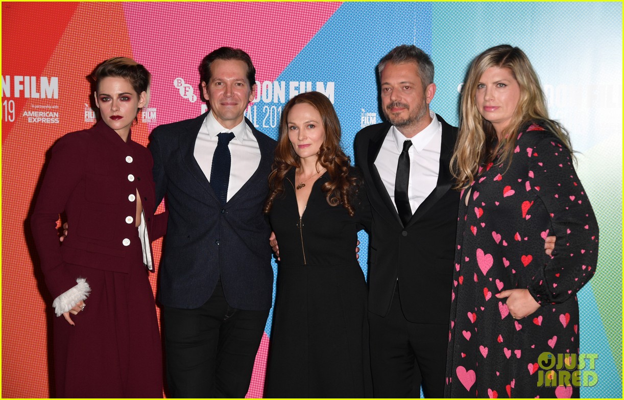 Kristen Stewart Rocks Rich Red Ensemble at 'Seberg' Screening in London