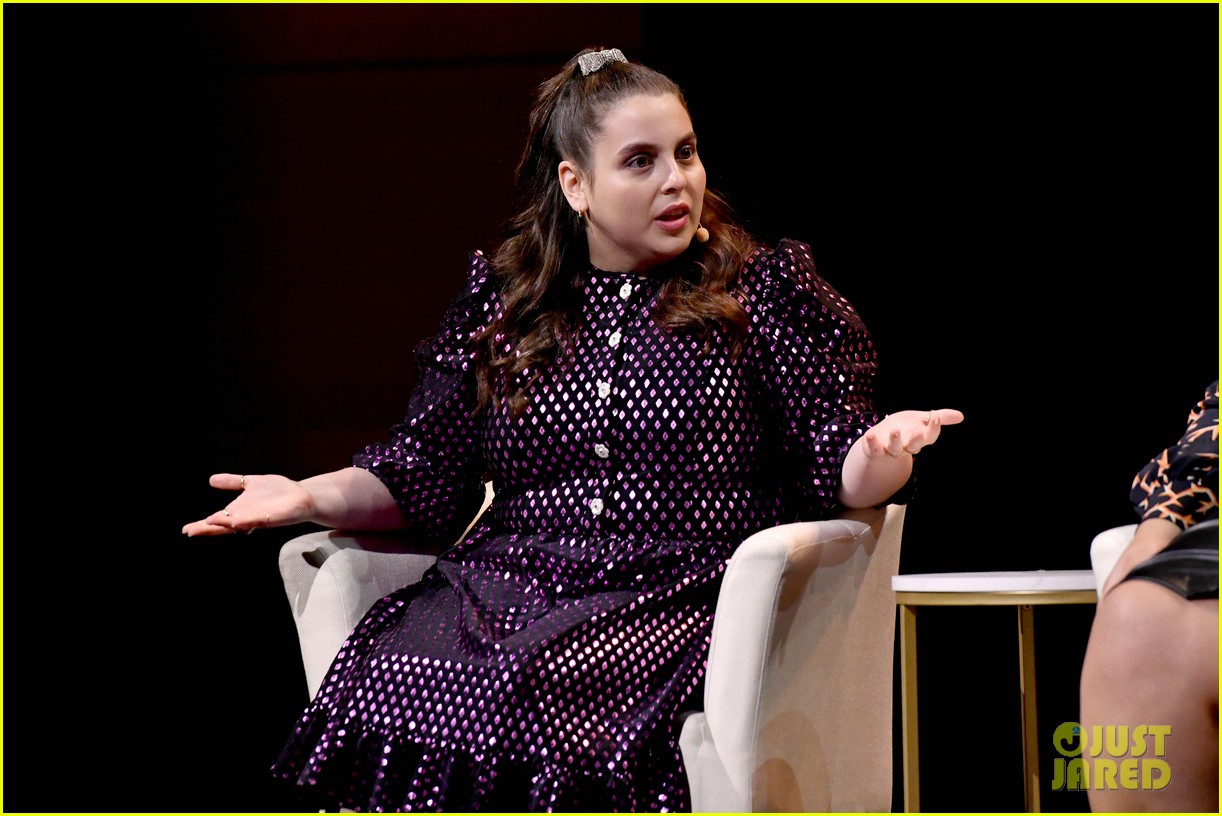 Beanie Feldstein Participates in a Leading Ladies Panel for 'Glamour'