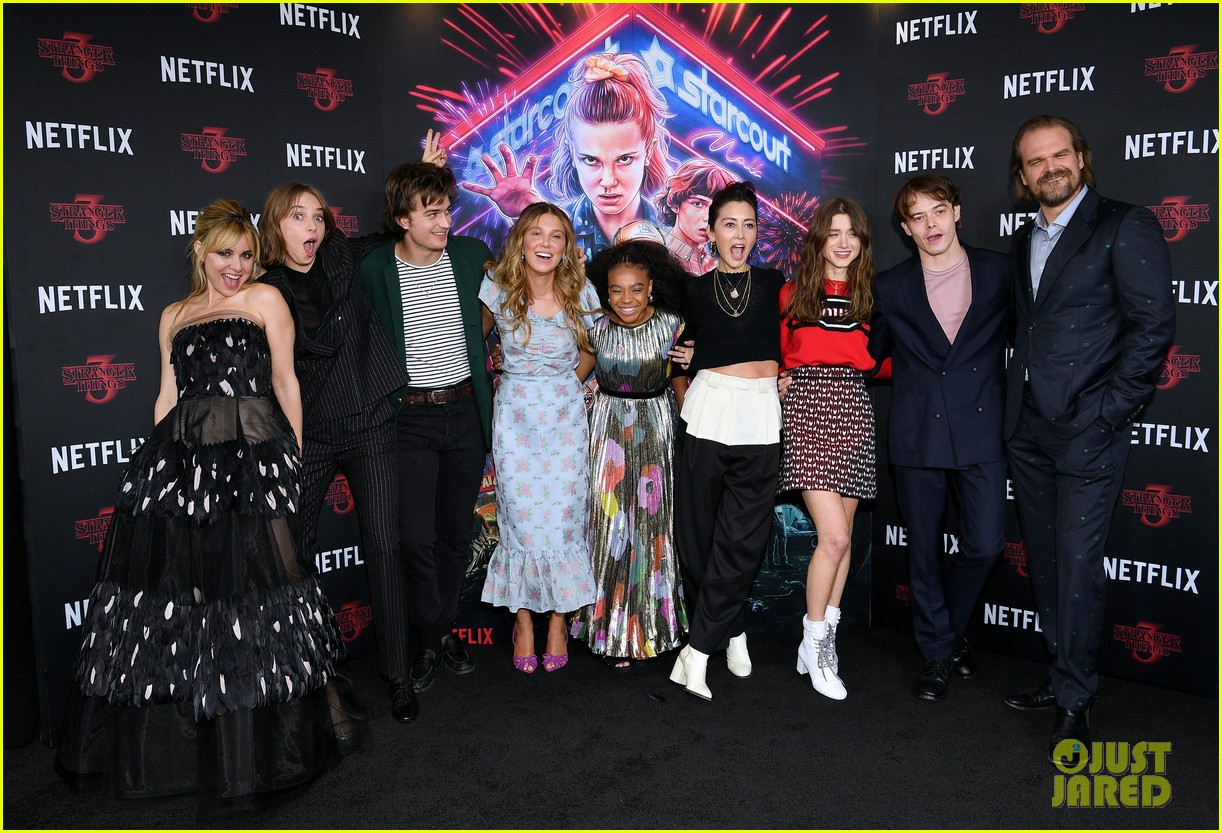 Millie Bobbie Brown & Priah Ferguson Hug It Out at 'Stranger Things' Season 3 Screening in NYC
