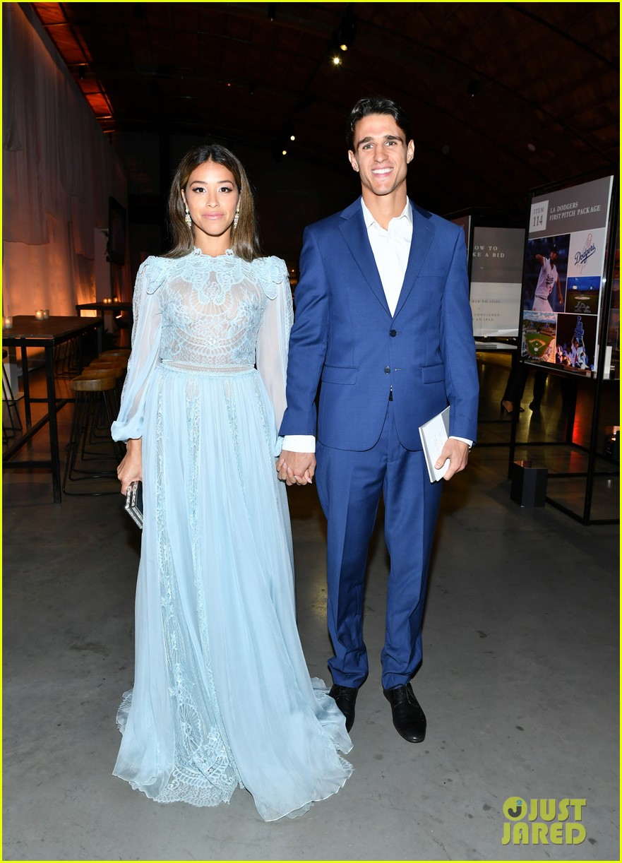 Gina Rodriguez Couples Up With Husband Joe LoCicero at Baby2Baby Gala 2019!
