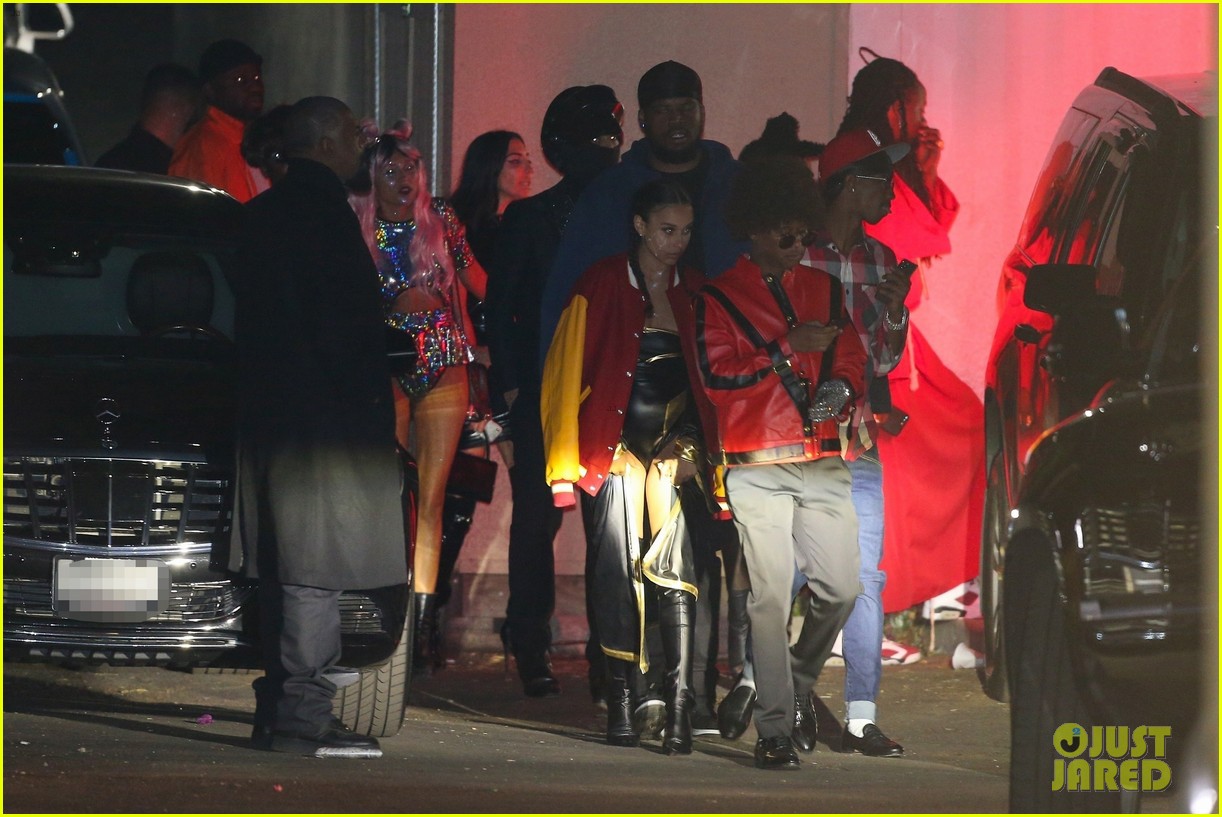 Kylie Jenner & Jaden Smith Party With Drake at His Halloween Bash
