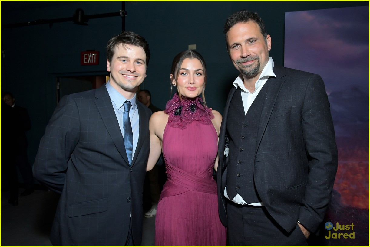 Rachel Matthews, aka Honeymaren, Stuns in Deep Red For 'Frozen 2' Premiere