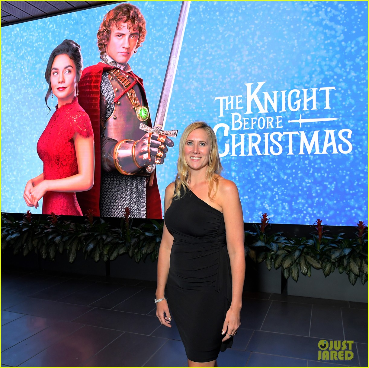 Vanessa Hudgens Rings In The Holiday Season at 'Knight Before Christmas' Screening