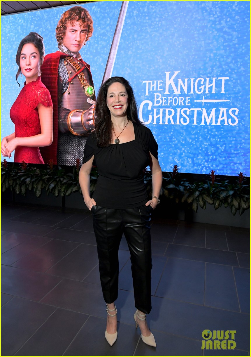 Vanessa Hudgens Rings In The Holiday Season at 'Knight Before Christmas' Screening