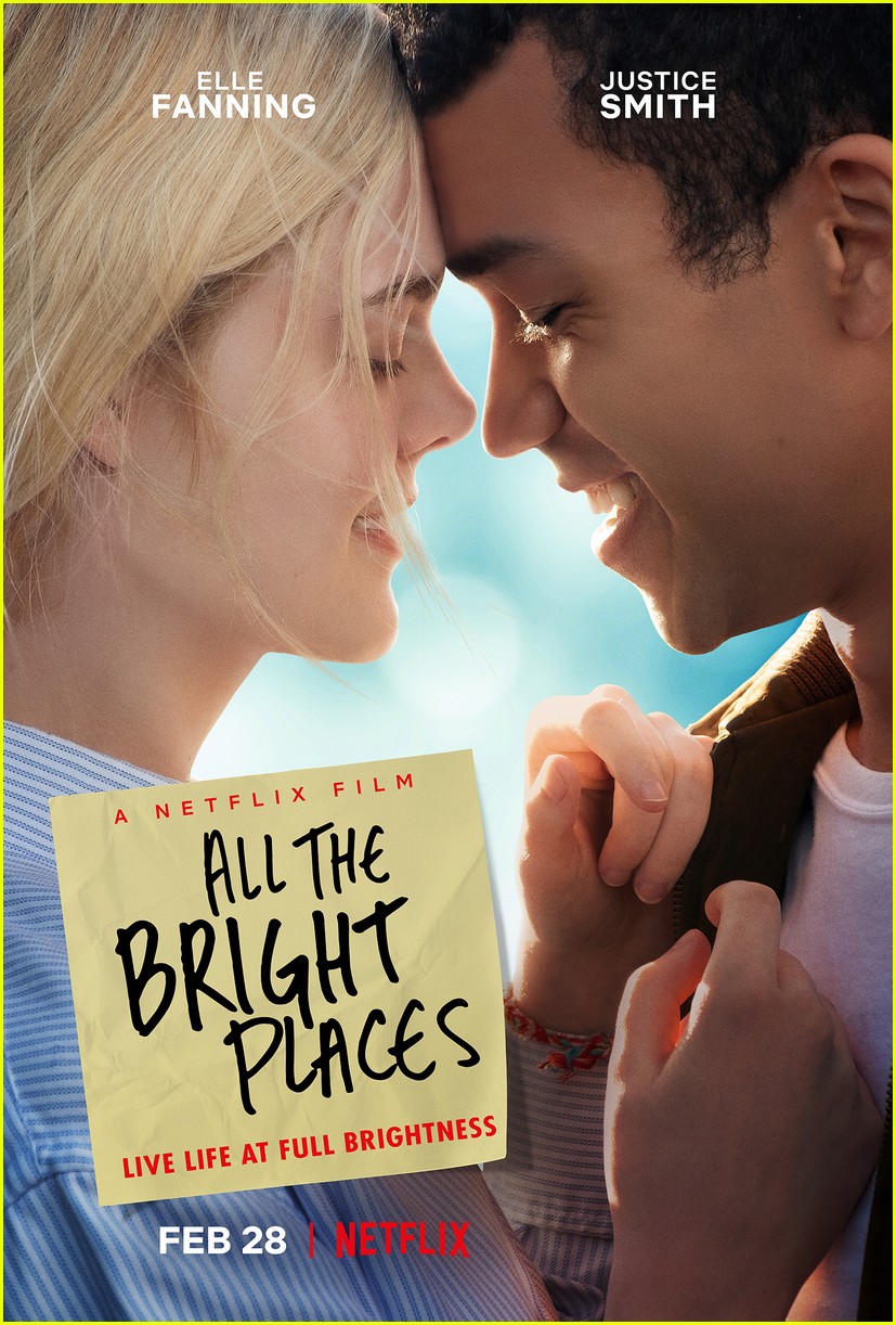 Elle Fanning & Justice Smith Look So in Love in New 'All the Bright Places' Poster!