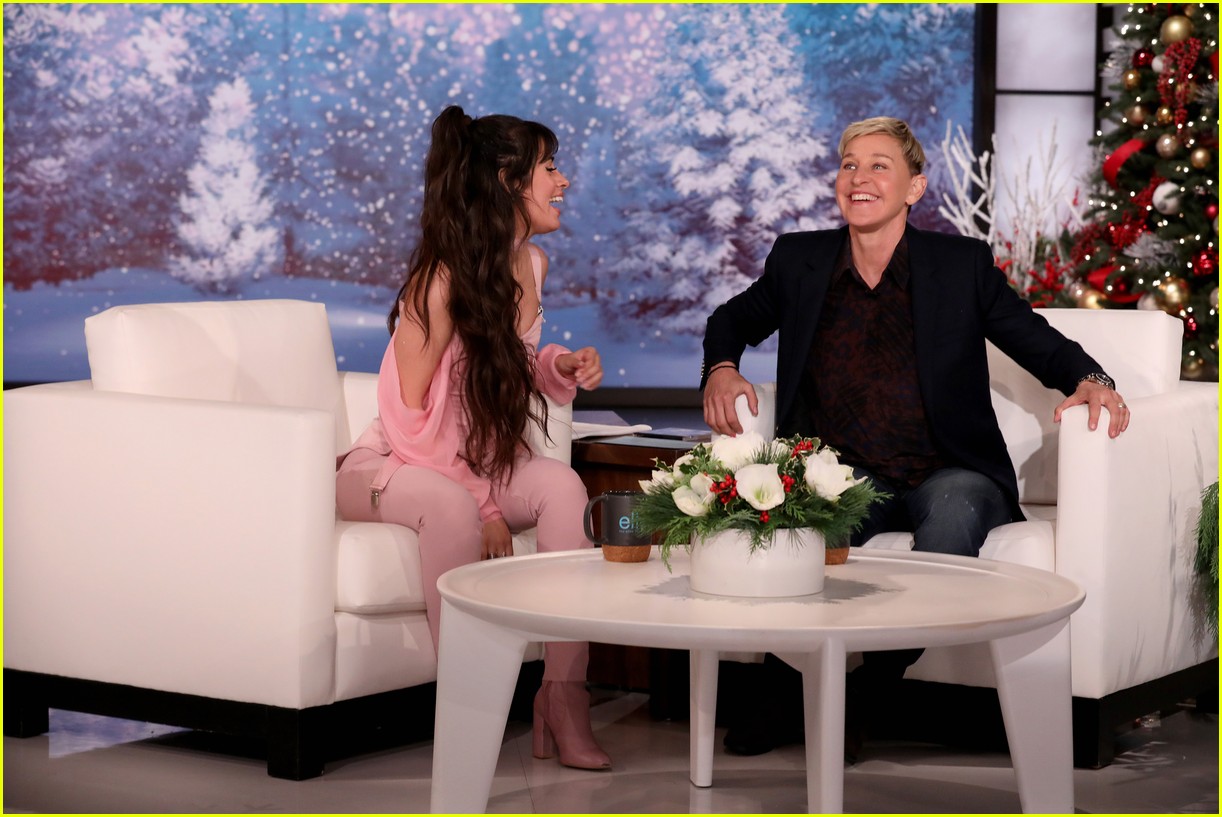 Camila Cabello Talks About Crushing on Shawn Mendes on 'Ellen' (Video)
