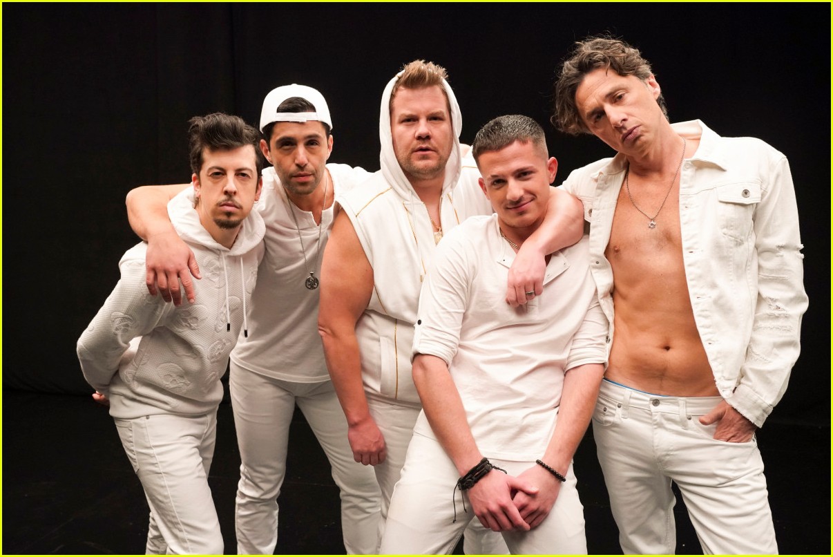 Charlie Puth Joins James Corden's Boy Band for a Hanukkah Song!