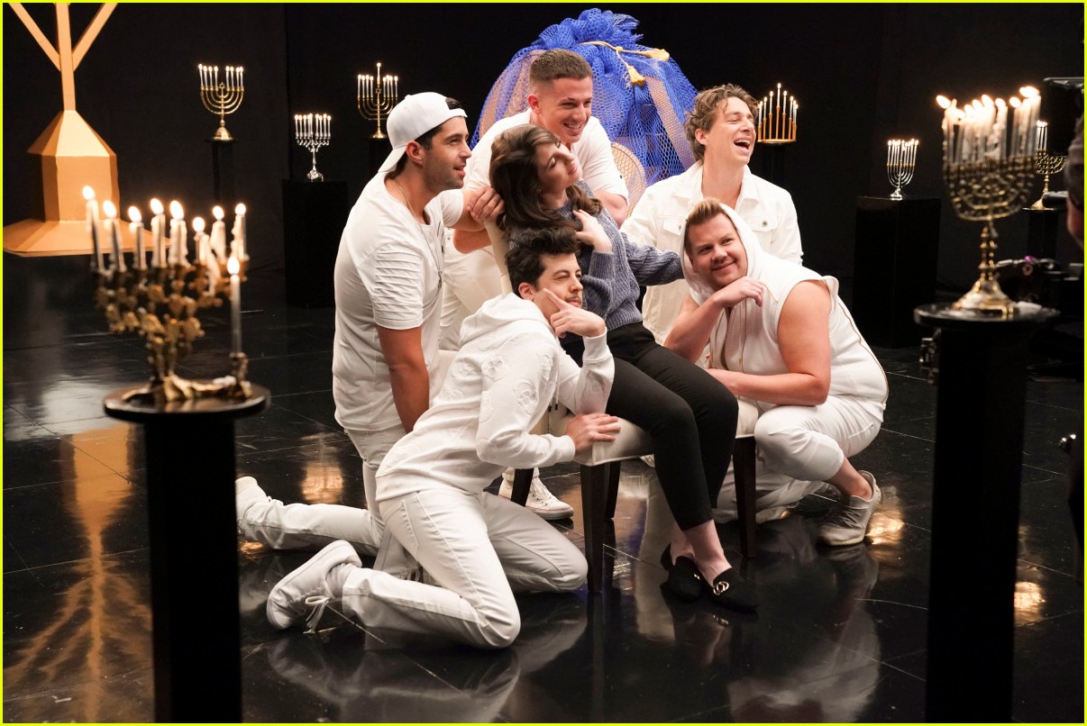 Charlie Puth Joins James Corden's Boy Band for a Hanukkah Song!