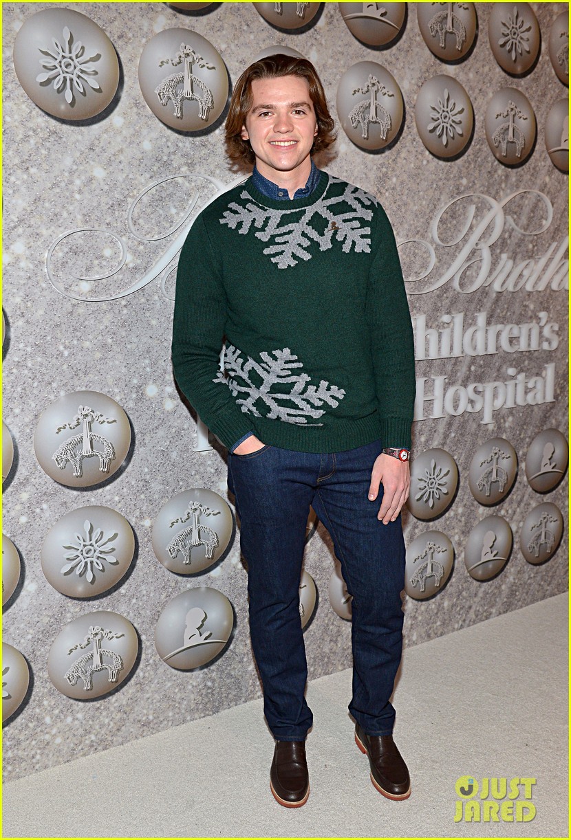 Joel Courtney & Karan Brar Support St. Jude at Brooks Brothers Holiday Celebration