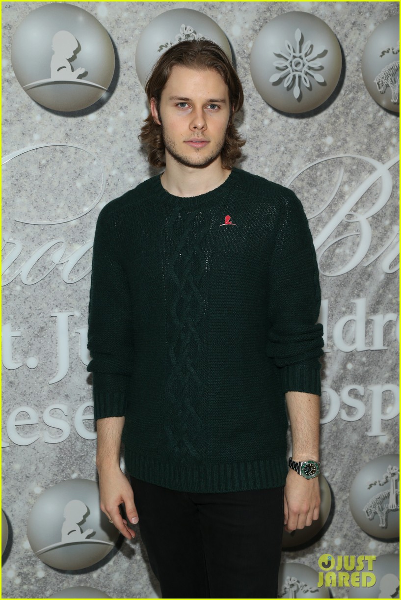 Joel Courtney & Karan Brar Support St. Jude at Brooks Brothers Holiday Celebration
