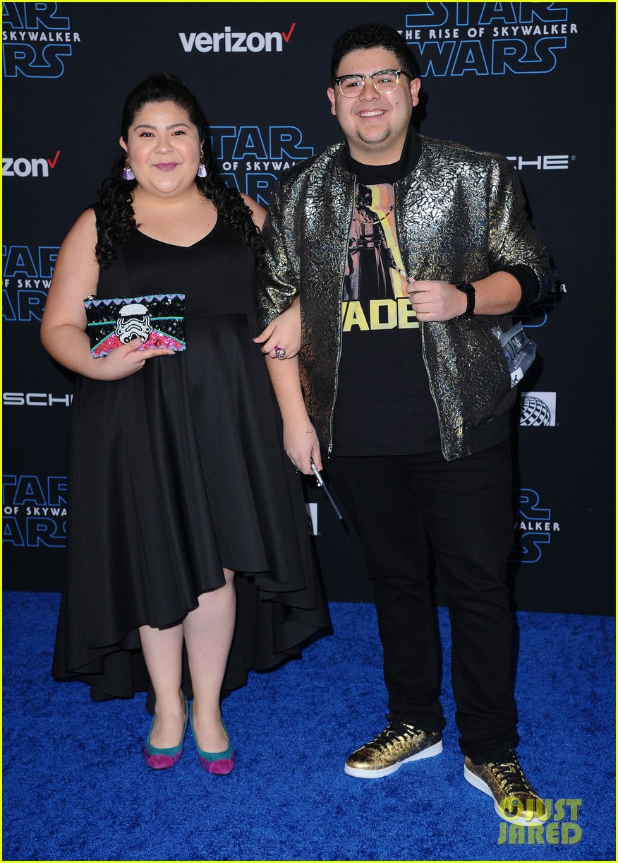 Rico Rodriguez Brings Mini Lightsaber to 'Star Wars: The Rise of Skywalker' Premiere
