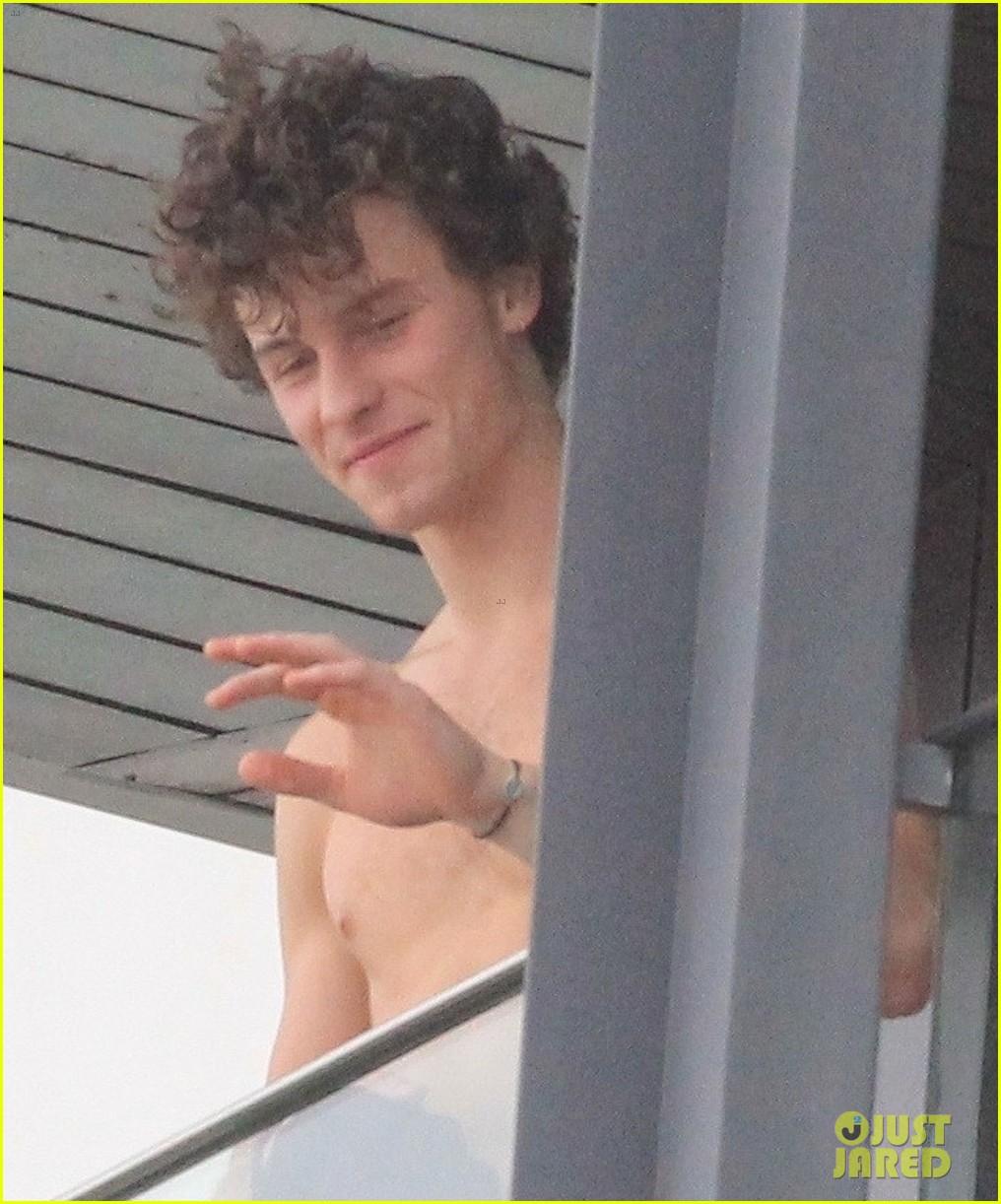 Shawn Mendes Wears Only Underwear While Waving to Fans in Rio!