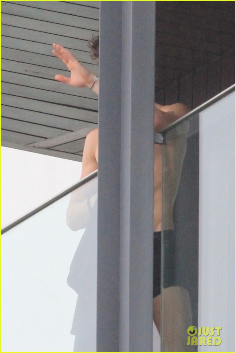 Shawn Mendes Wears Only Underwear While Waving to Fans in Rio!