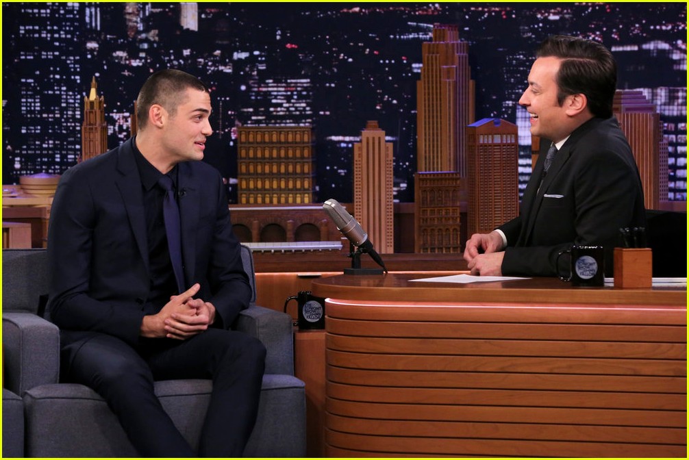 Noah Centineo Gets Soaked During 'Water War' With Jimmy Fallon - Watch!