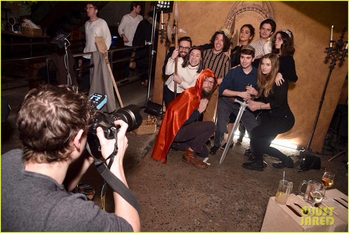 Dylan Sprouse & Barbara Palvin Step Out For 'Miracle Workers: Dark Ages' Premiere Event