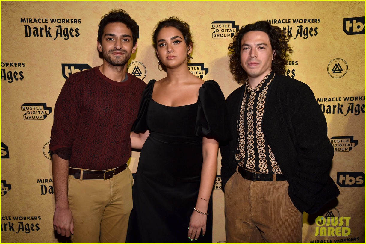 Dylan Sprouse & Barbara Palvin Step Out For 'Miracle Workers: Dark Ages' Premiere Event