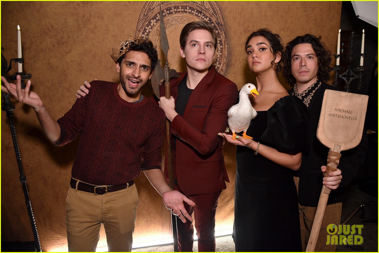 Dylan Sprouse & Barbara Palvin Step Out For 'Miracle Workers: Dark Ages' Premiere Event