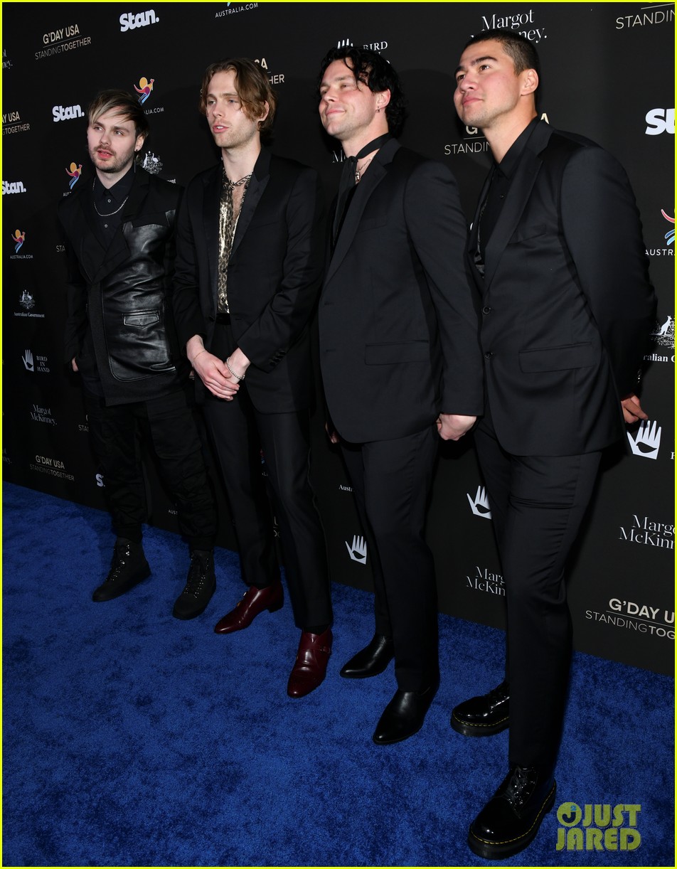 Jacob Elordi, Brenton Thwaites & Dacre Montgomery Suit Up at G'Day USA Benefit