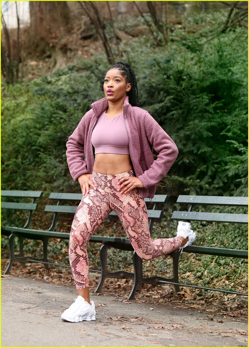 Keke Palmer Gets Fit While Working Out in NYC