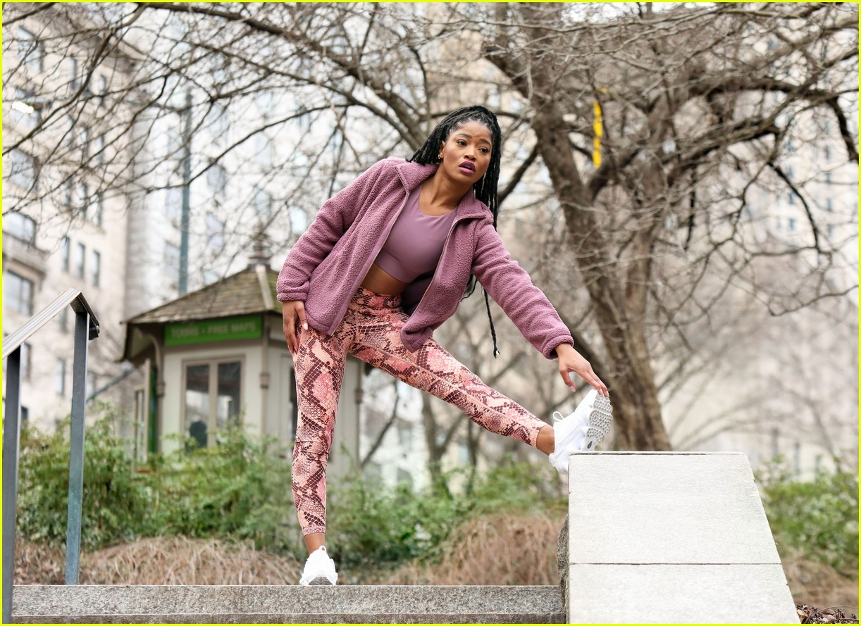 Keke Palmer Gets Fit While Working Out in NYC