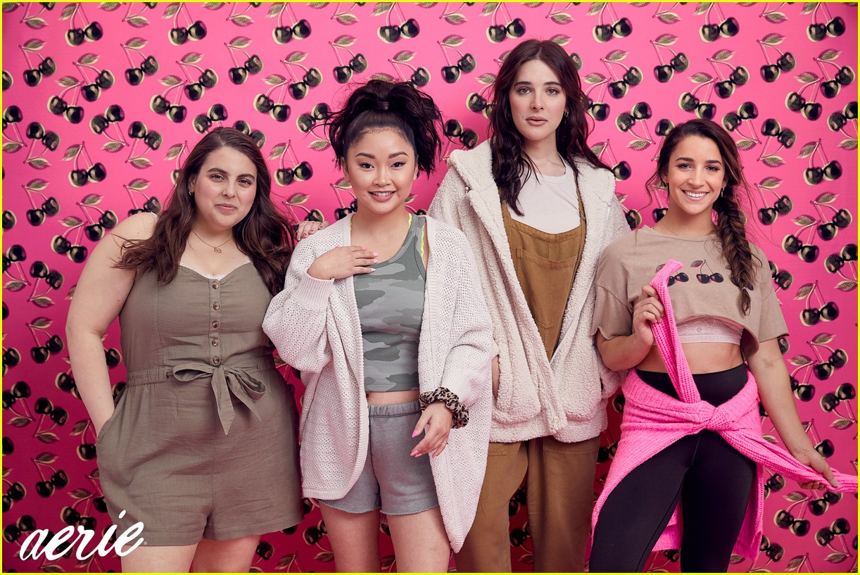 Lana Condor, Aly Raisman, & Beanie Feldstein Celebrate Launch of Their #AerieReal Campaign