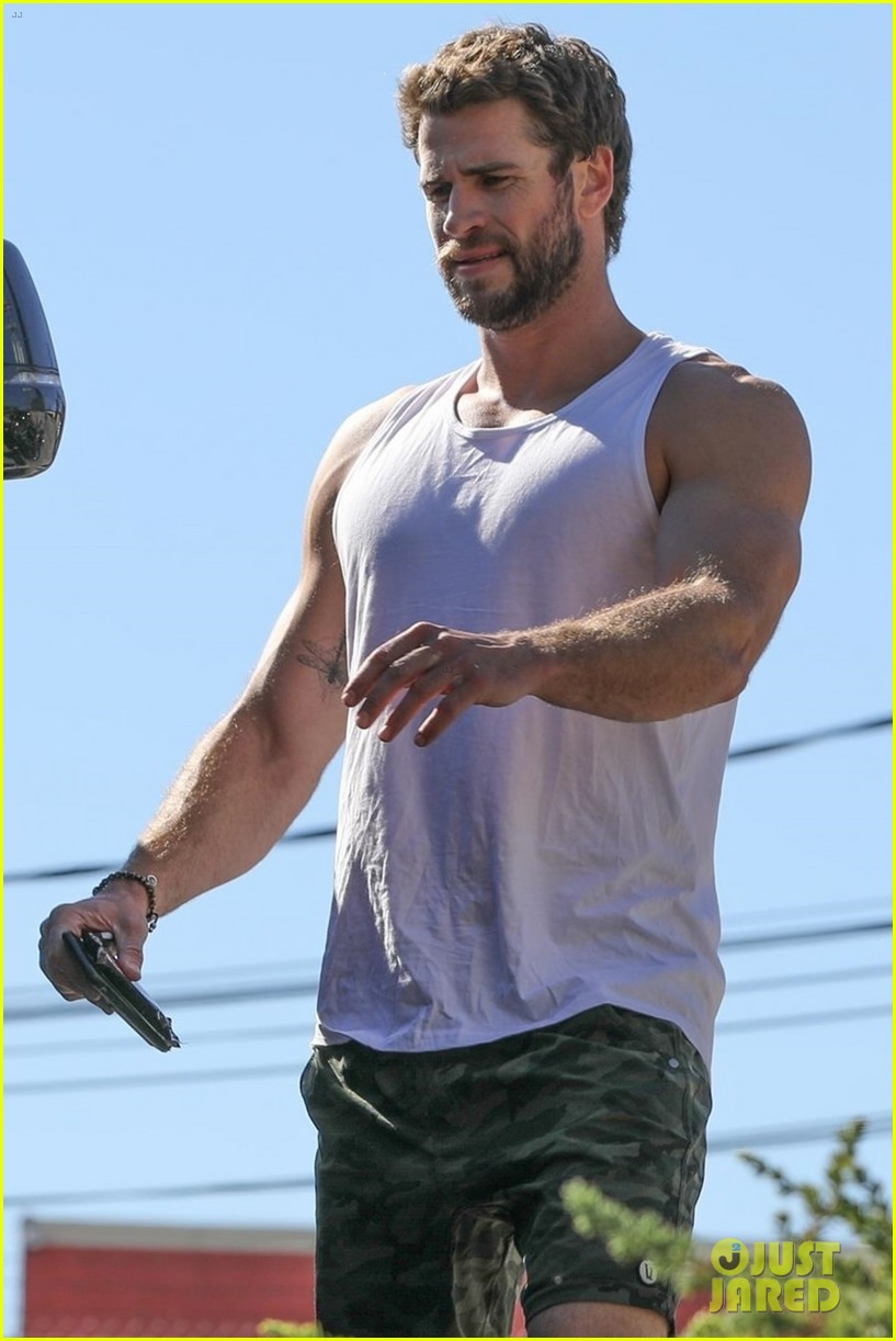 Liam Hemsworth Puts His Muscles On Display After Hitting the Gym!