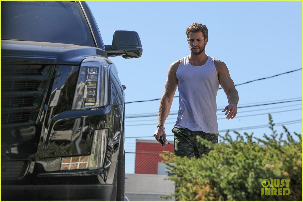 Liam Hemsworth Puts His Muscles On Display After Hitting the Gym!