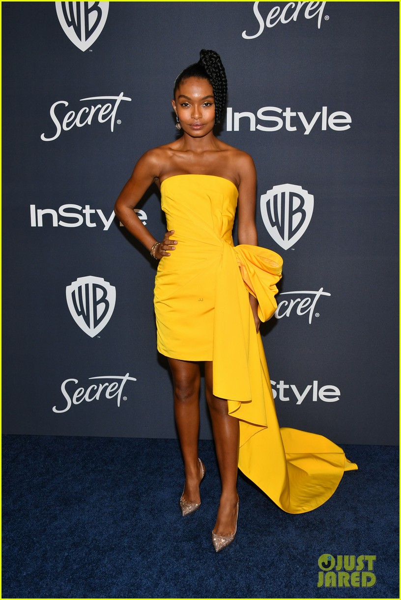 Yara Shahidi Goes Bright in a Yellow Dress for Golden Globes After-Parties!