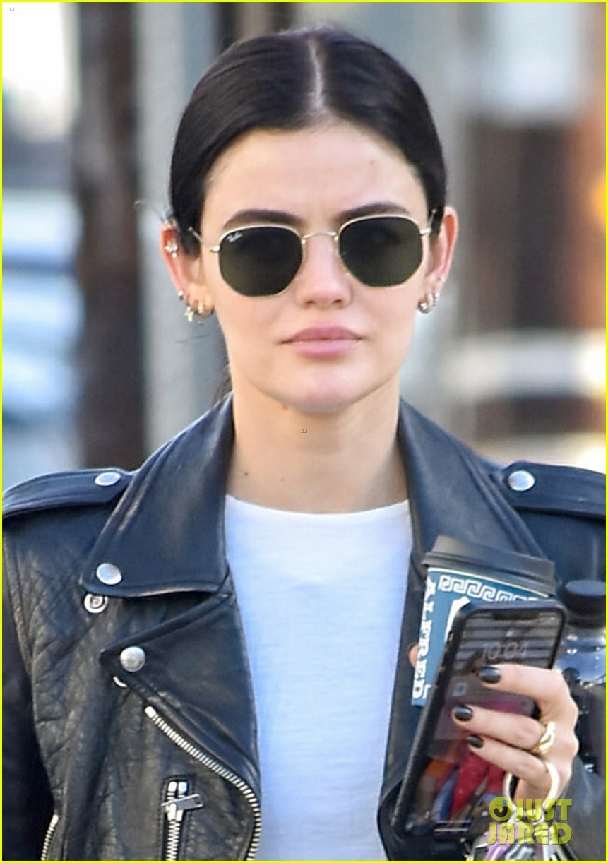Lucy Hale Gets Double Dose of Caffeine Ahead of the Weekend