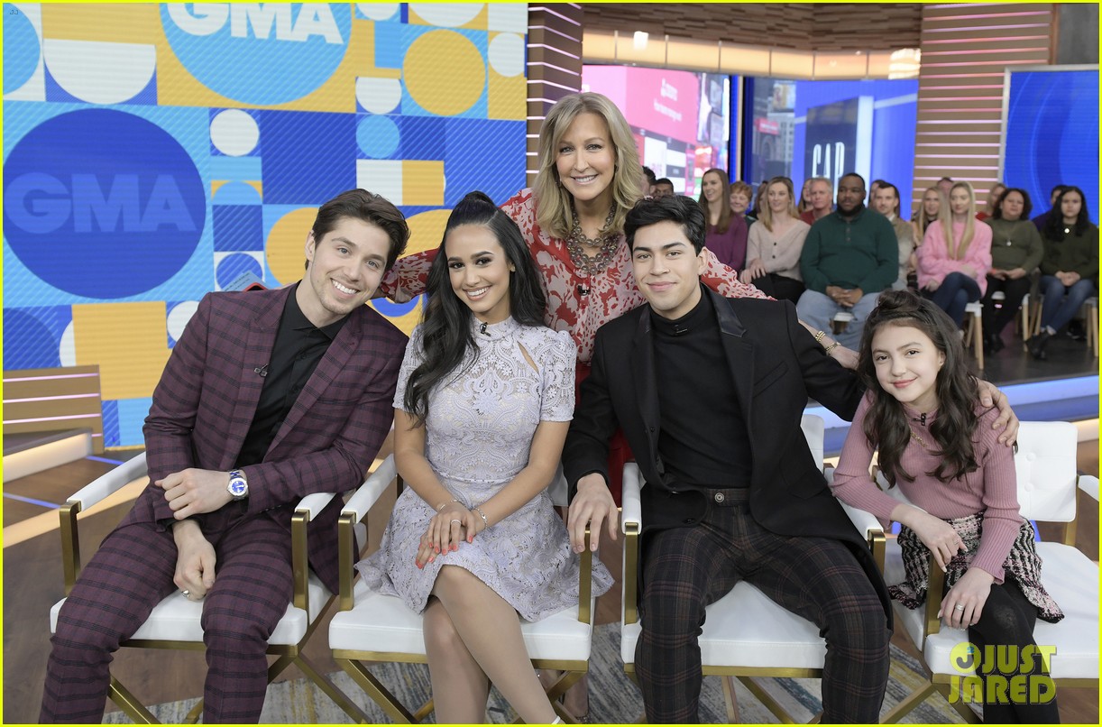 Emily Tosta Joins 'Party of Five' Cast on 'GMA' To Promote The New Show