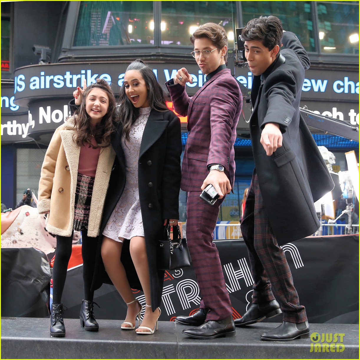 Emily Tosta Joins 'Party of Five' Cast on 'GMA' To Promote The New Show