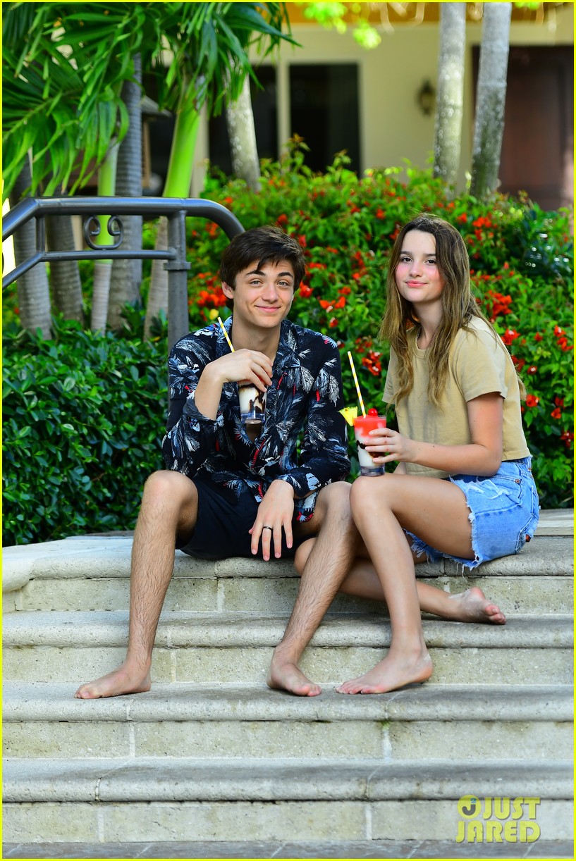Asher Angel & Annie LeBlanc Looked So Cute On Their Anniversary Trip To Turks & Caicos!
