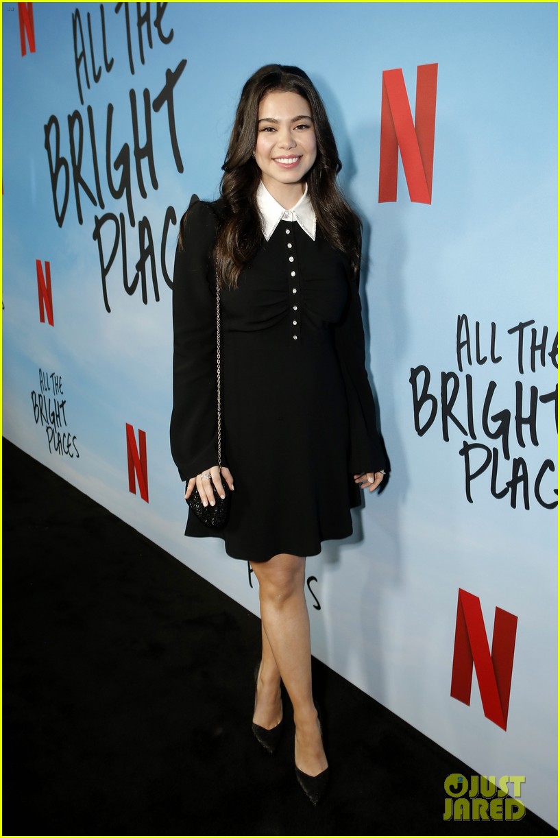 Laura Marano Joins Elle Fanning & Virginia Gardner at 'All The Bright Places' Premiere