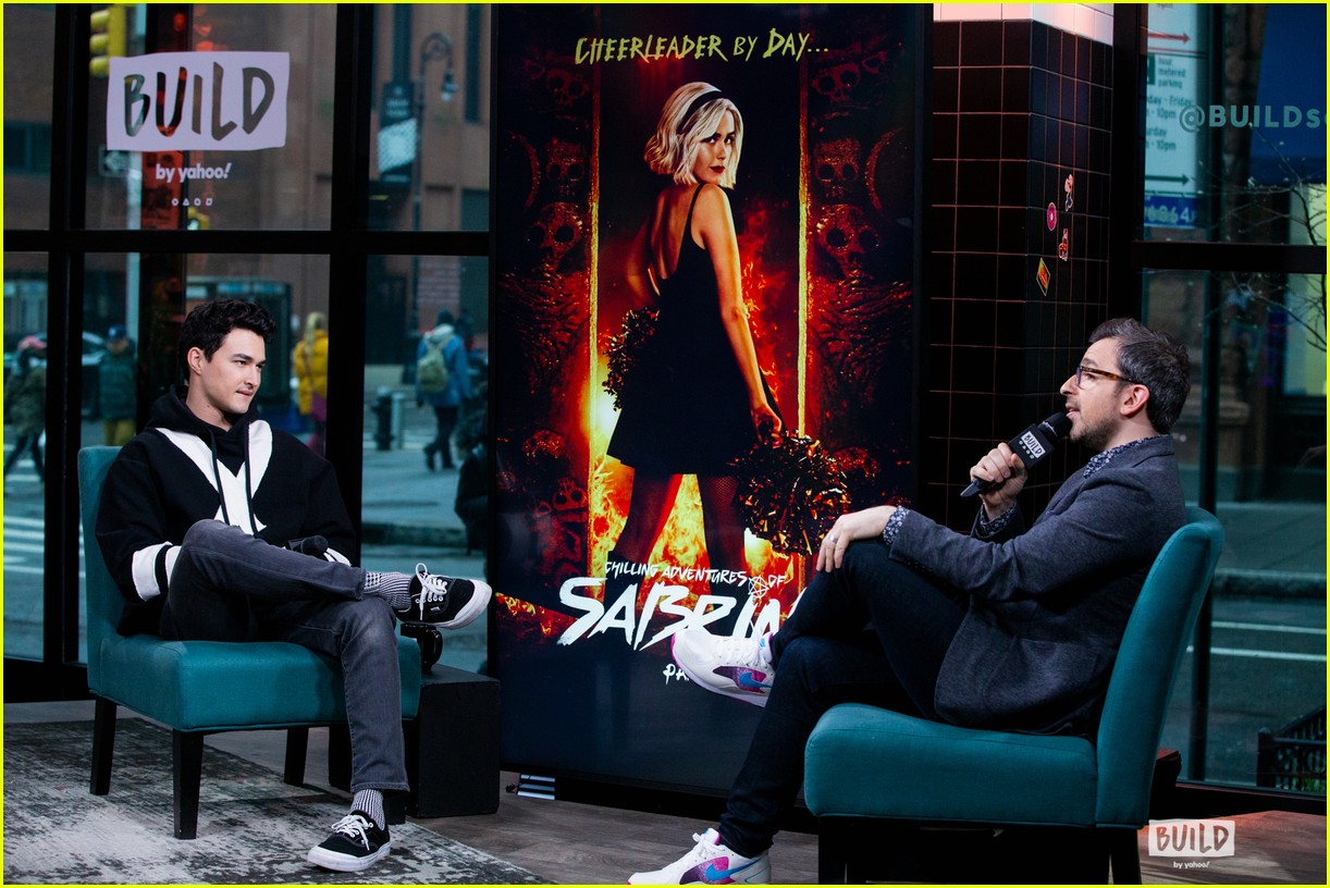 Gavin Leatherwood Spills on Risqué Sex Demons Scene on 'Sabrina'