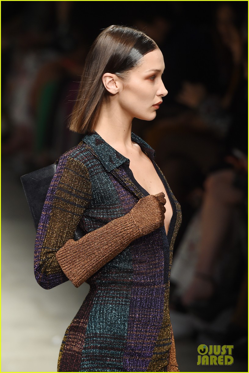 Bella & Gigi Hadid Pick Up A Treat After Walking in the Missoni Show in Milan