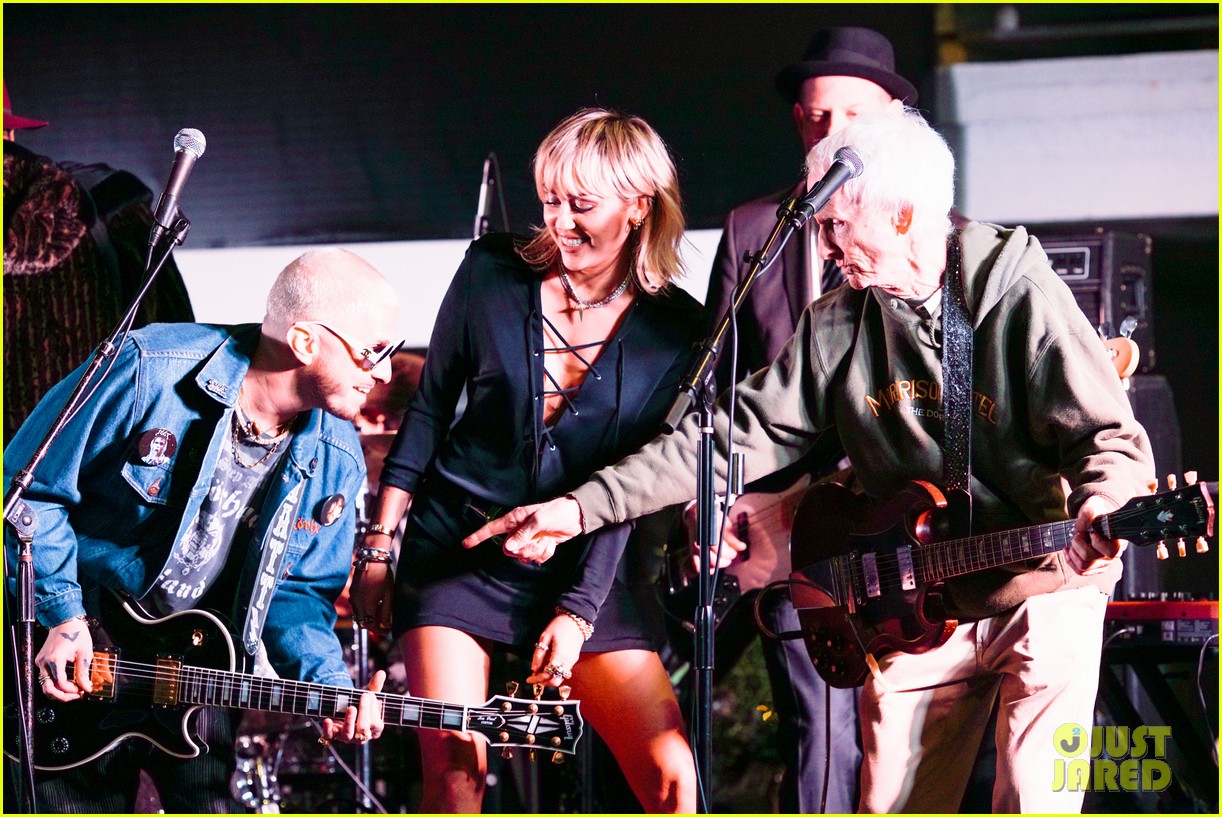 Miley Cyrus Celebrates The 50th Anniversary of The Doors' Album 'Morrison Hotel'