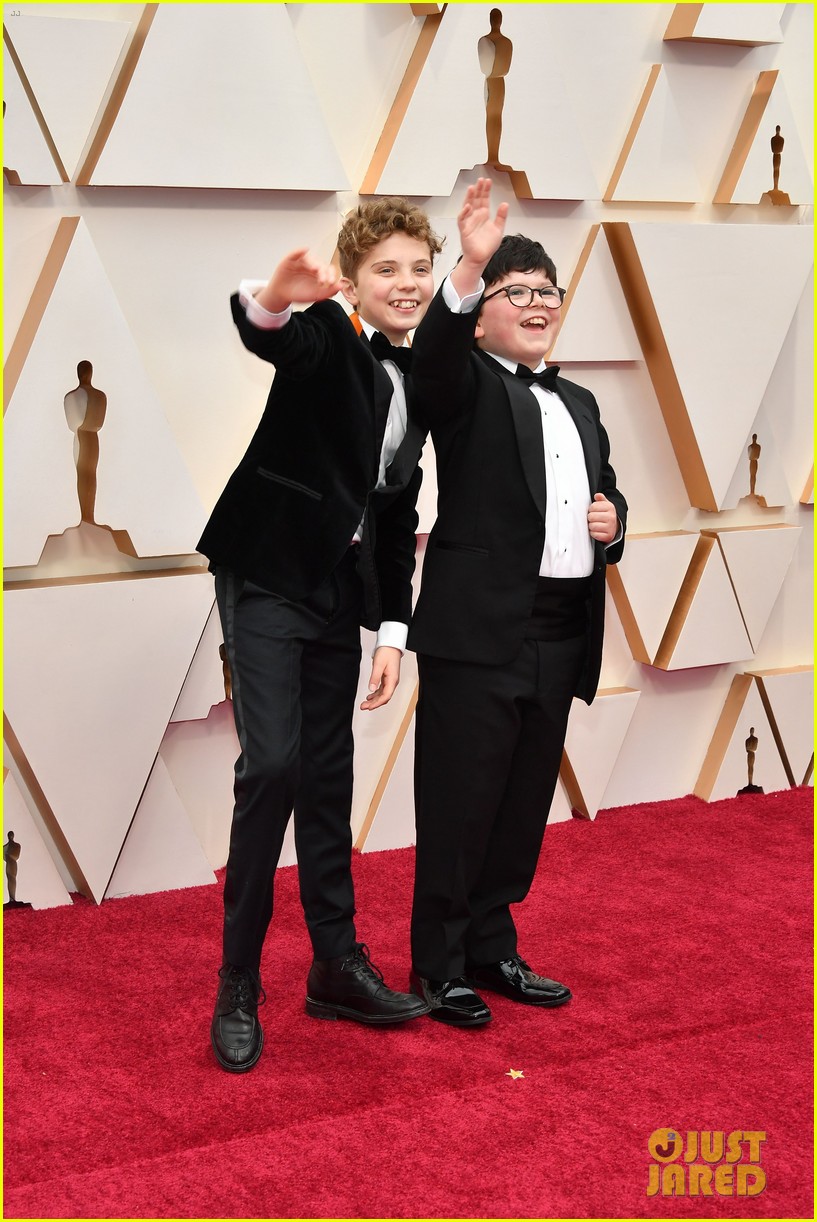 Jojo Rabbit's Roman Griffin Davis & Archie Yates Have the Best Time at Oscars 2020