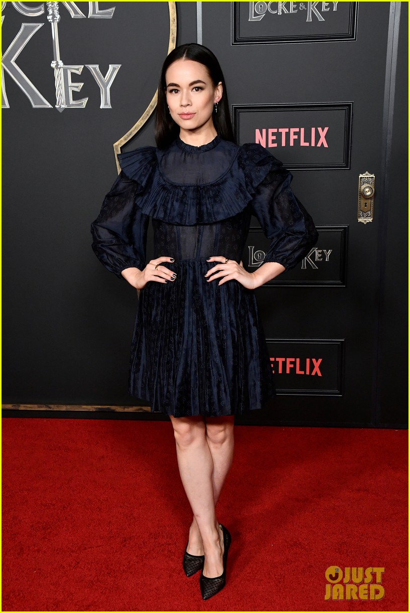 Sabrina Carpenter Supports Griffin Gluck at 'Locke & Key' Premiere