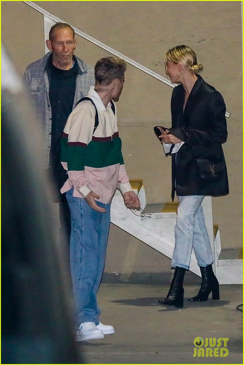 Justin Bieber & Wife Hailey Attend Their Weekly Church Service