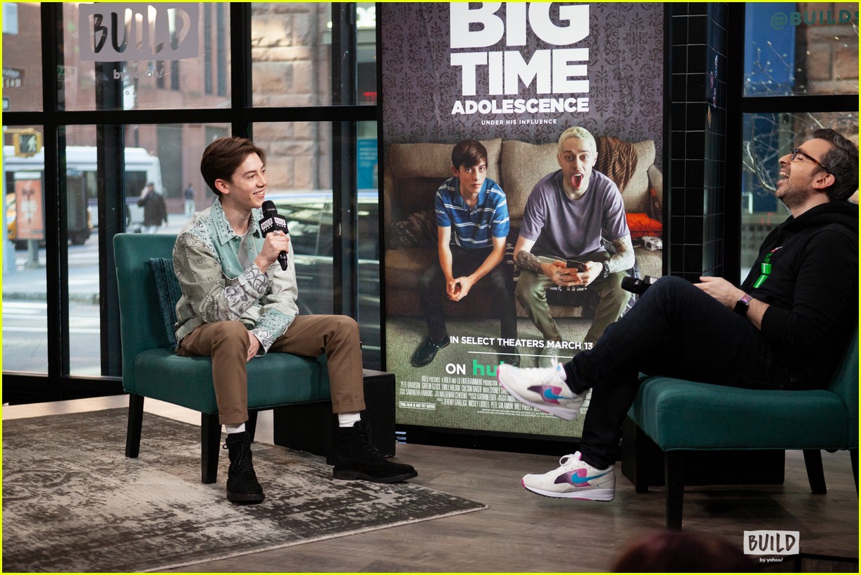 Griffin Gluck Talks Filming 'Big Time Adolescence' & Working With Bailee Madison Again