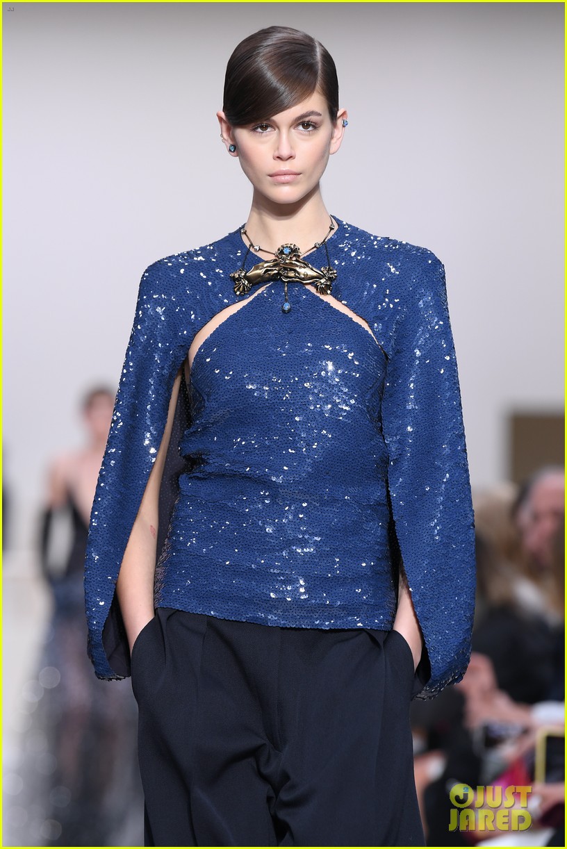 Kaia Gerber Hits 2 Runways At Paris Fashion Week On Sunday