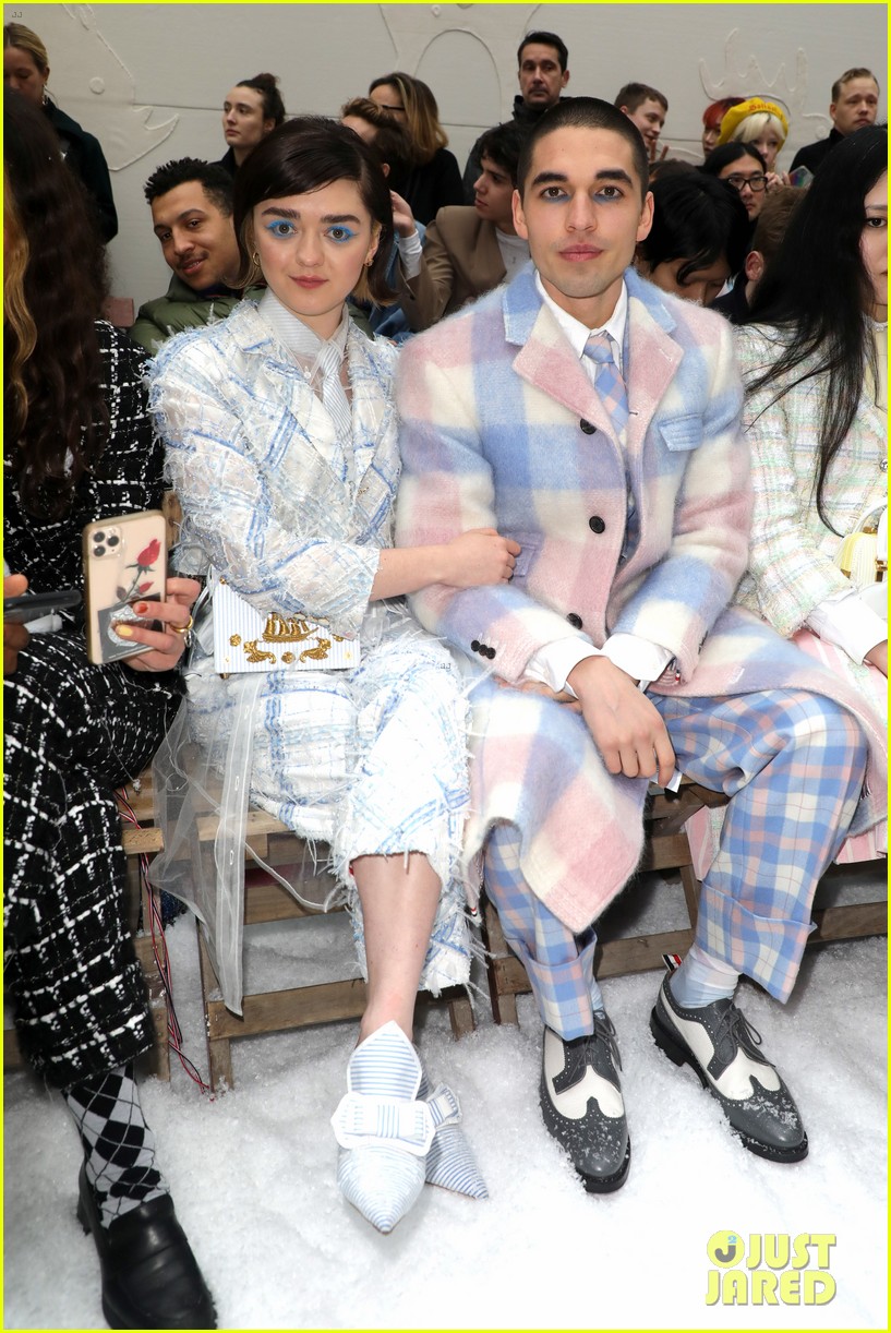 Maisie Williams & Boyfriend Reuben Selby Sit Front Row at Thom Browne Fashion Show!